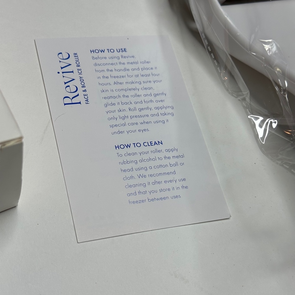 New in Box - Revive Face & Body Ice Roller - skin firming tightening, puffiness - Picture 7 of 12